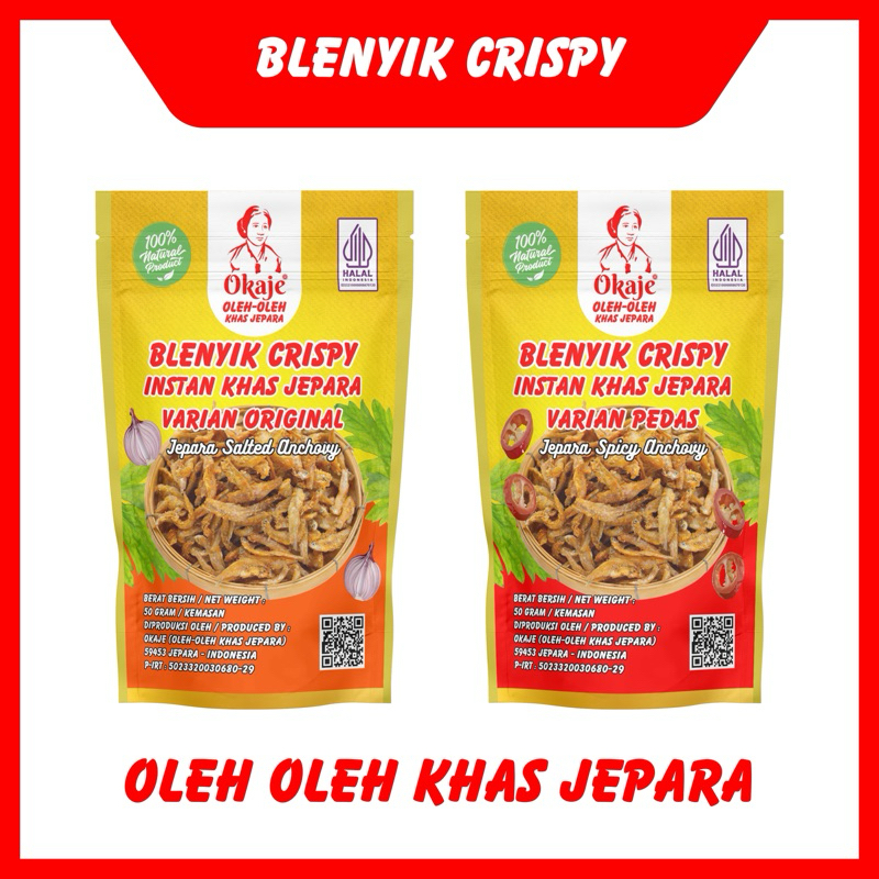 

OKAJE Blenyik Crispy Instan Khas Jepara | Oleh Oleh Khas Jepara