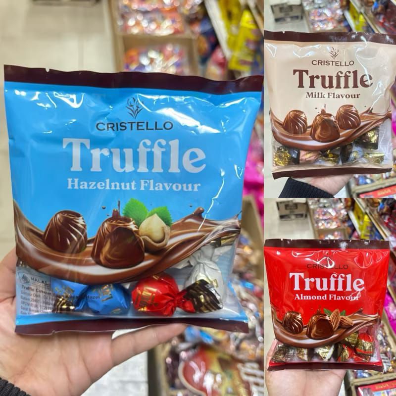 

Coklat Cristello Truffle Chocolate 80gr , 230gr Cokelat Malaysia Coklat Import Enak Murah Oleh Oleh Haji Umroh
