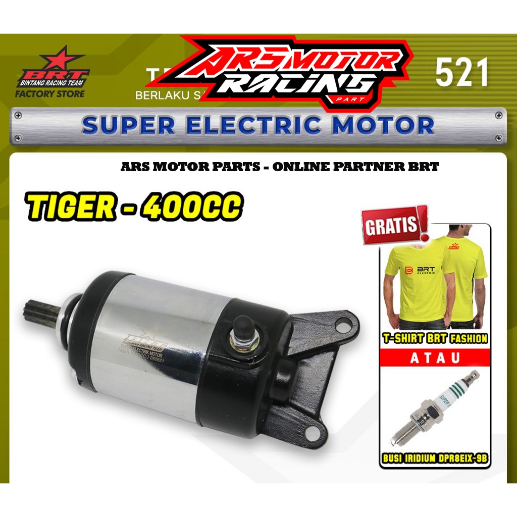 DINAMO STARTER BRT TIGER GL PRO GL MAX MEGAPRO CB100 BORE UP 400cc