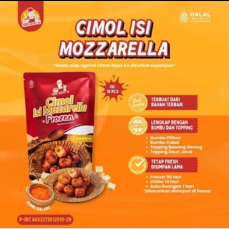 

RB Cimol Bojot AA Mozzarella Kenyal Lumer Gurih
