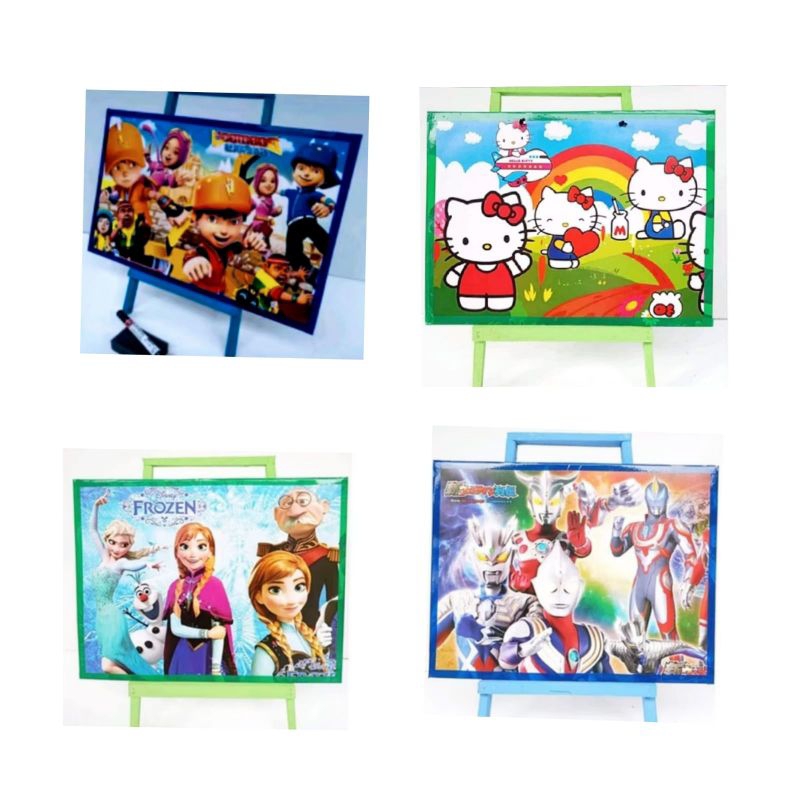 

Papan tulis anak+penyangga 1set.papan belajar tulis