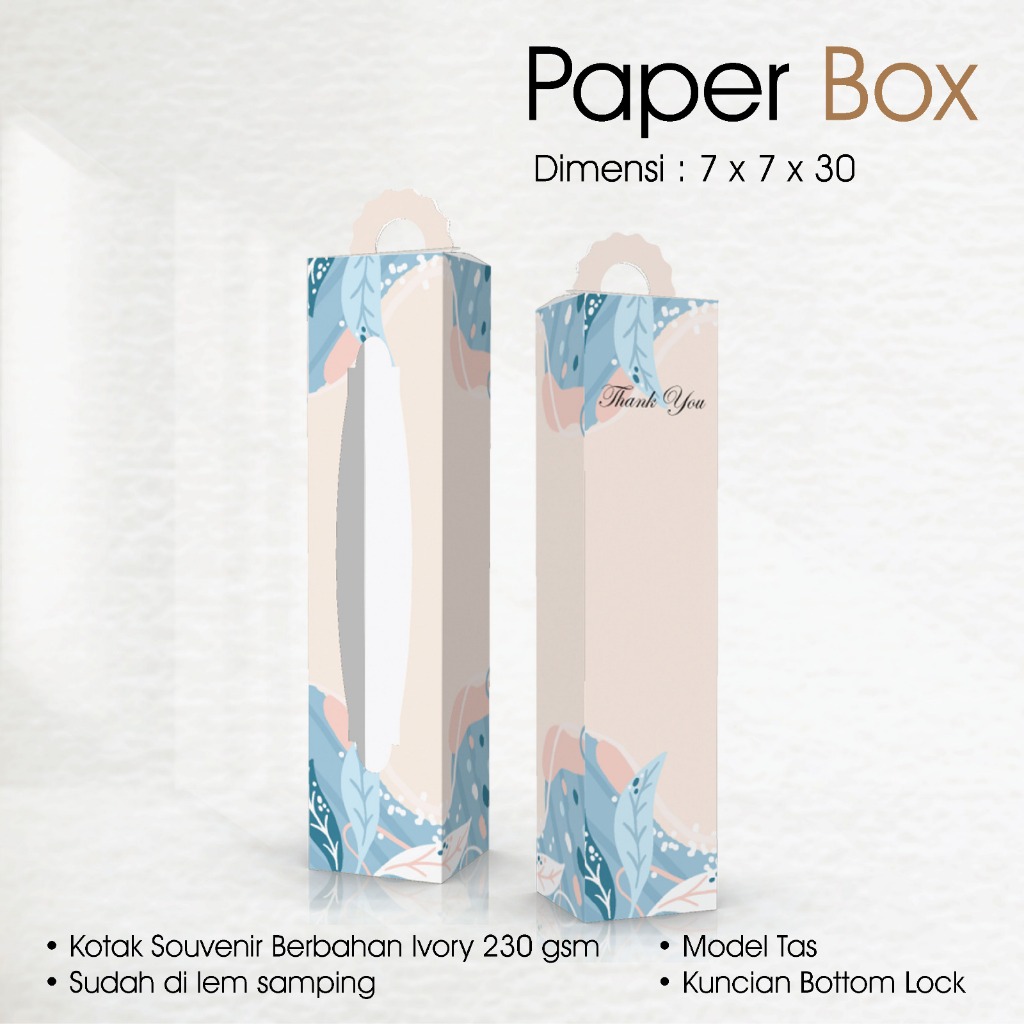

Paperbox Souvenir Ukuran 7 x 7 x 30 Untuk Payung Lipat
