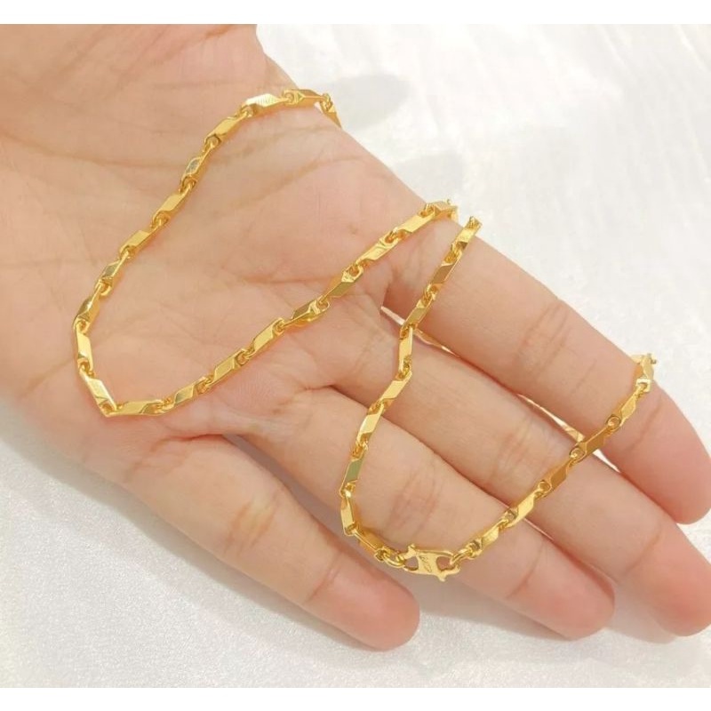 KALUNG  PADI TITANIUM EMAS MODEL PRIA WANITA