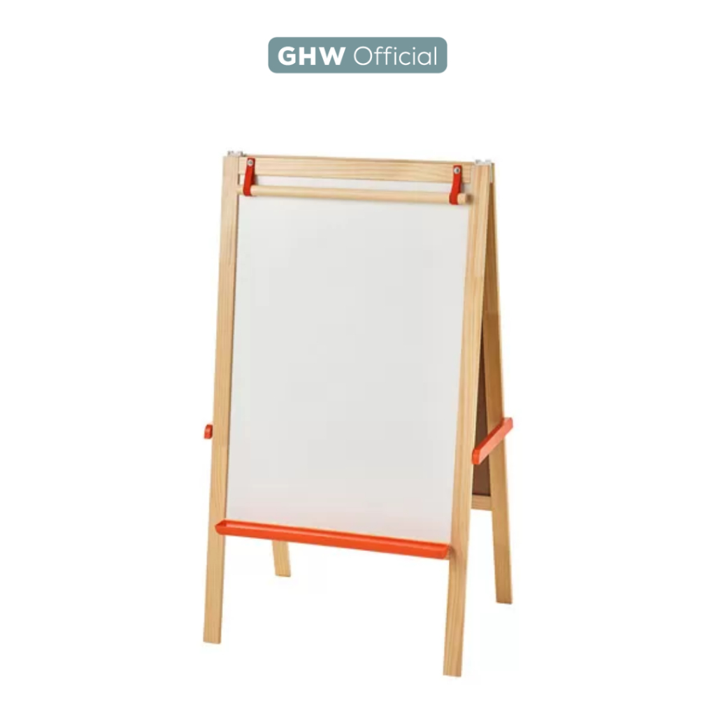 

HOT PRODUCT GHW MALA Papan lukis kayu lunak, mainan belajar anak ukuran 43x62x118cm MA2358