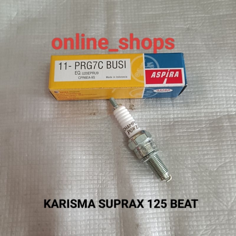 Busi karisma supra x 125 beat busi champion busi ASPIRA