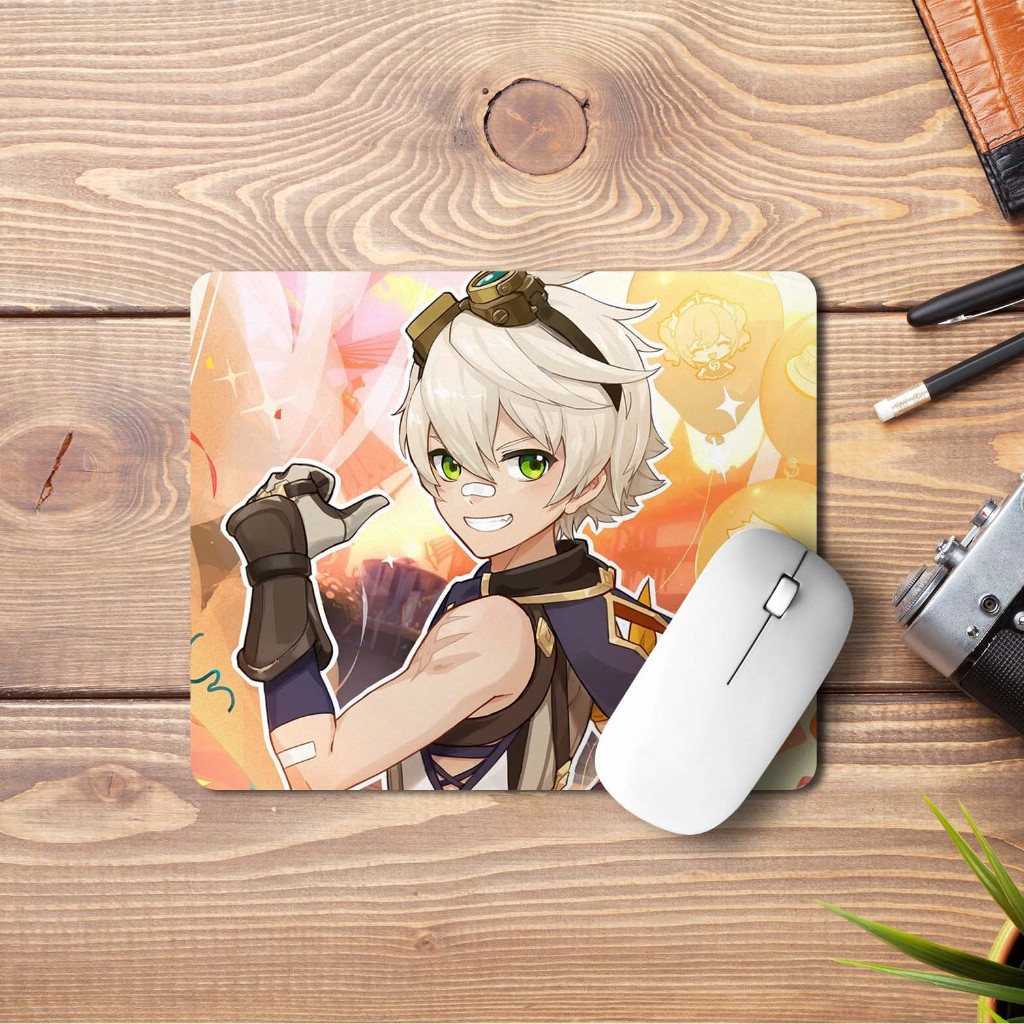 [7 DESAIN] MOUSE PAD ANIME BENNET GENSHIN IMPACT / MOUSEPAD ANIME BENNETT GENSHIN IMPACT