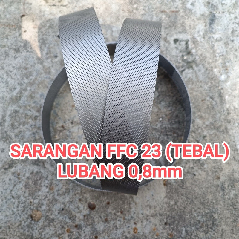 ffc23 TEBAL sarangan selep diskmill ffc23 lubang 0,8mm saringan giling kopi beras jagung ffc 23 0,8 