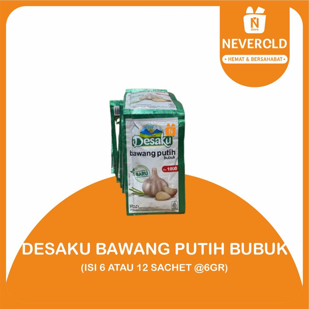 

DESAKU BAWANG PUTIH BUBUK ISI 6/12 SACHET (100% ALAMI)