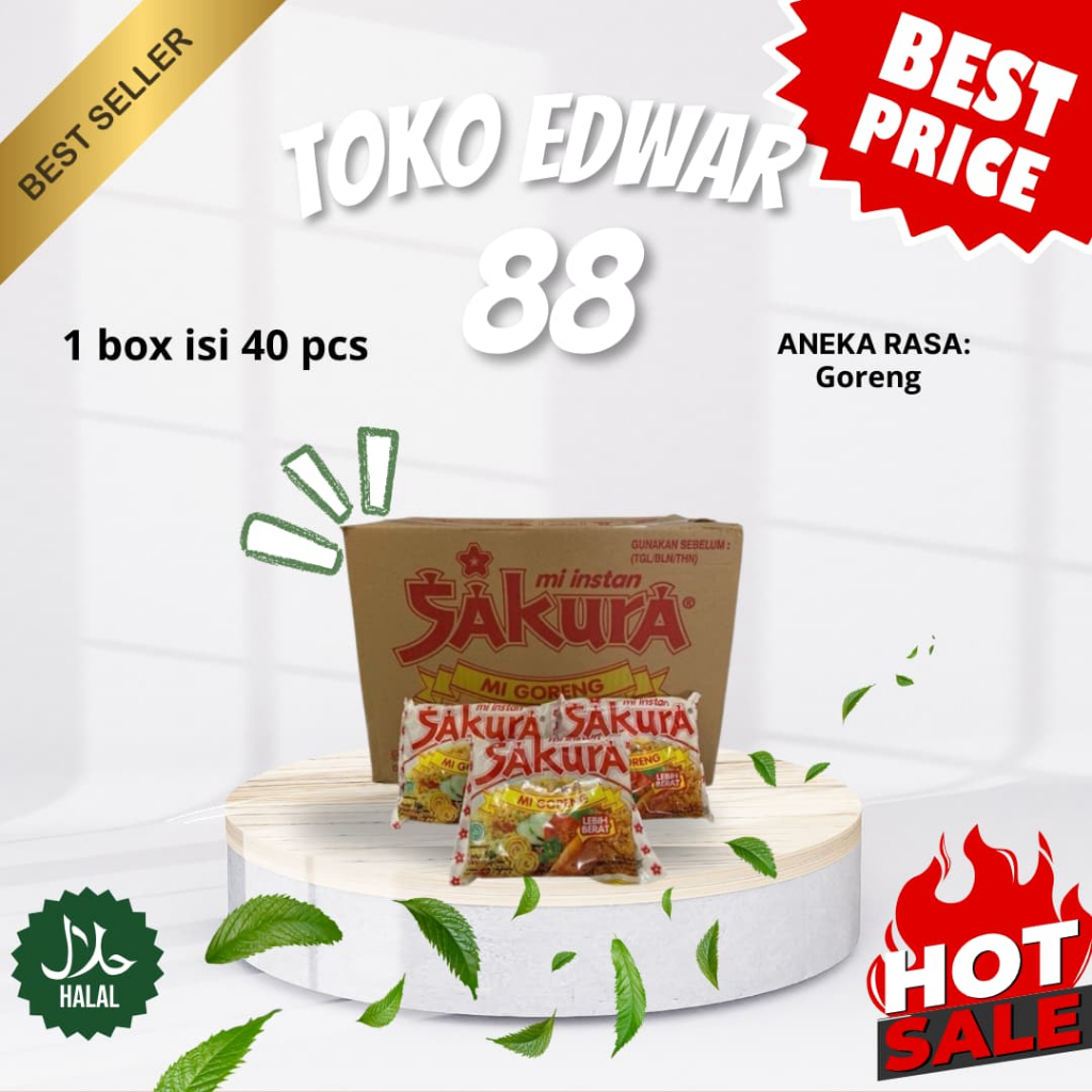 

MIE GORENG SAKURA 1 DUS ISI 40