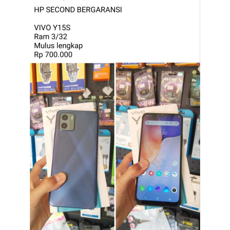 vivo Y15s second