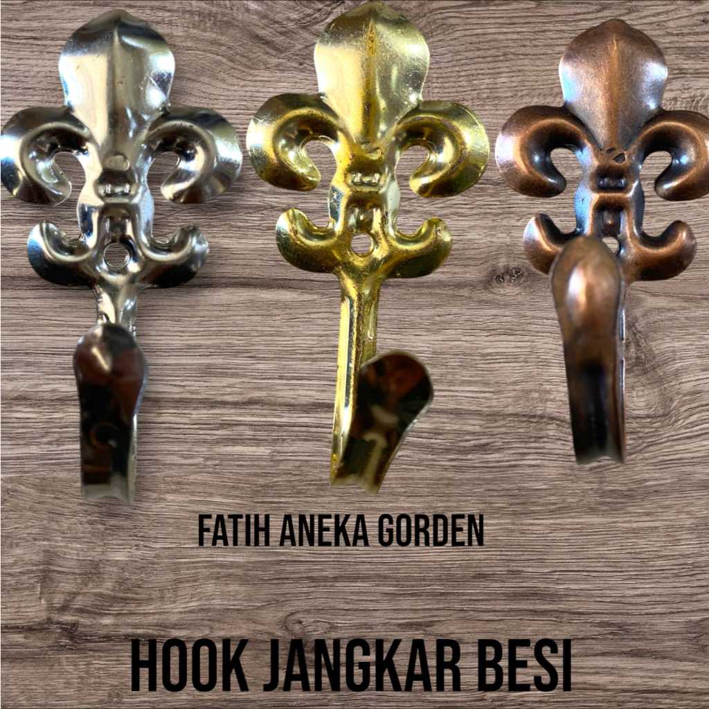 HOOK BESI JANGKAR-KAITAN TRISULA-KAITAN HORDENG BESI-ASESORIS GORDEN-HOOK HORDENG-ASESORIS HORDENG