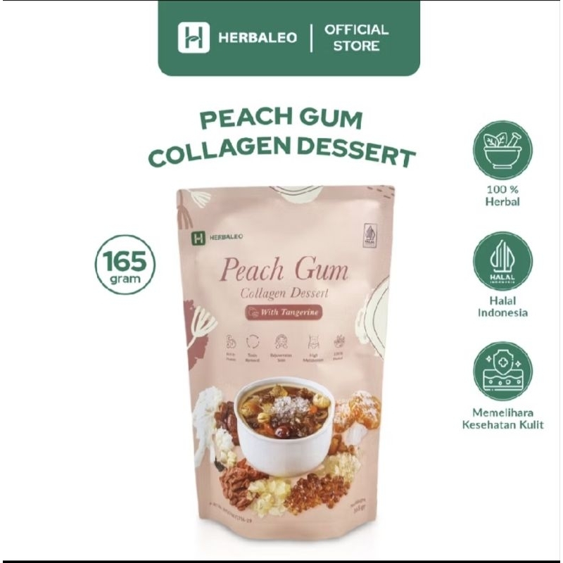 

Herbaleo Peach Gum Collagen Dessert with Tangerine 165 gr Halal