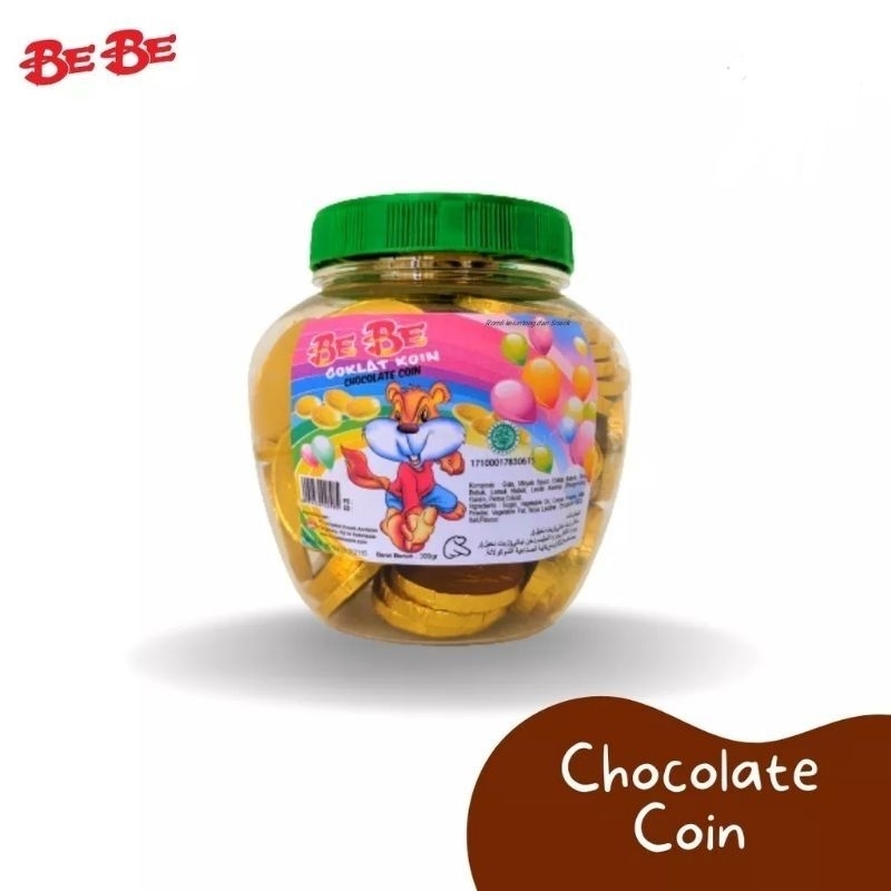 

coklat koin emas Bebe chocolate coin Snack 100 pcs