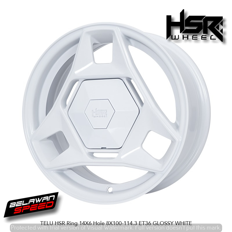 Velg Mobil Ring14 HSR TELU Untuk Karimun Wuling airv Estilo WagonR dll r14