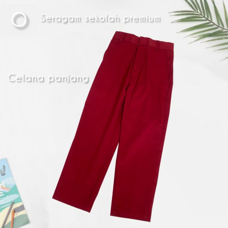 termurah celana panjang SD merah putih terlaris celana panjang seragam sekolah SD negeri merah putih