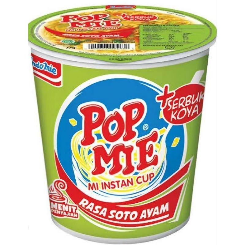 

Pop mie rasa soto ayam 1 karton isi 24 pcs