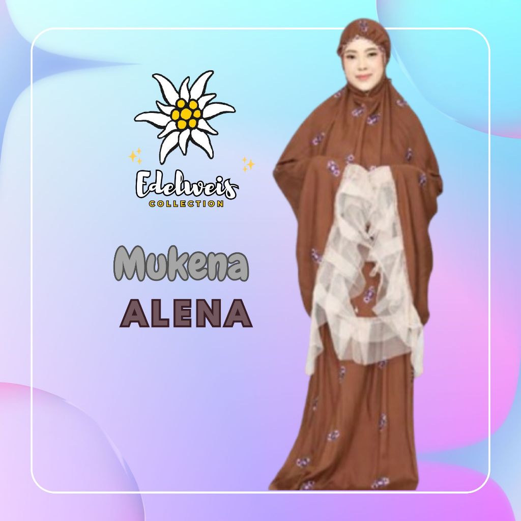 Mukena Alena Rayon Premium - Mukena Bordir | Mukena Dewasa Bordir