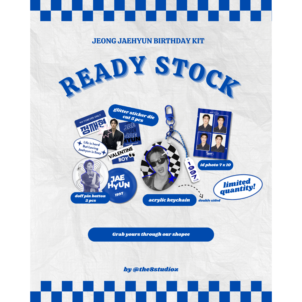 KEYCHAIN JAEHYUN BIRTHDAY KIT(Ready Stock)