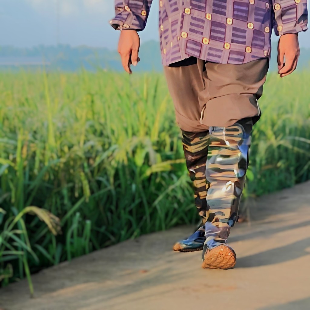 SEPATU SAWAH 55CM DORENG SEPATU BOOT  KARET PANJANG ANTI KEONG PETANI  PRIA