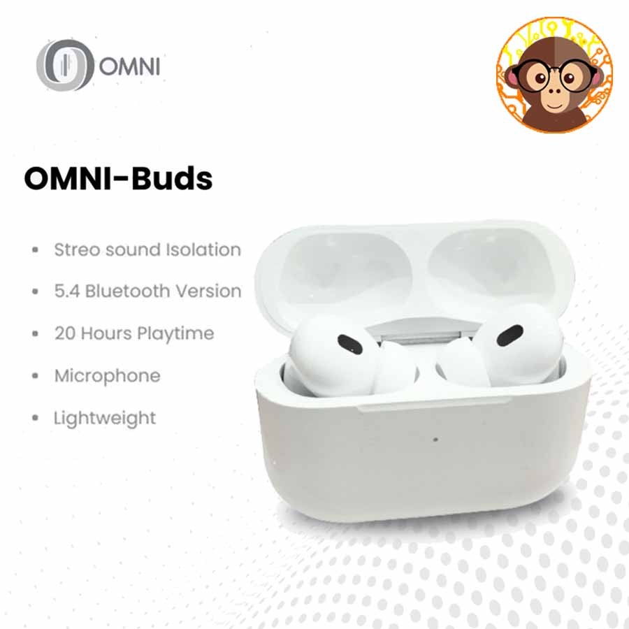 Earphone Omni-Buds Pods Gen 2 Pro Headset In Ear TWS MagSafe Case USB C Bluetooth 5.4 Wireless