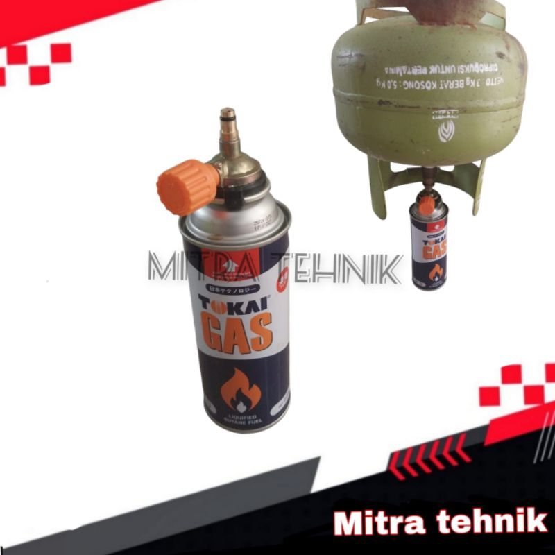 Alat isi ulang gas lpg ke gas kaleng protable
