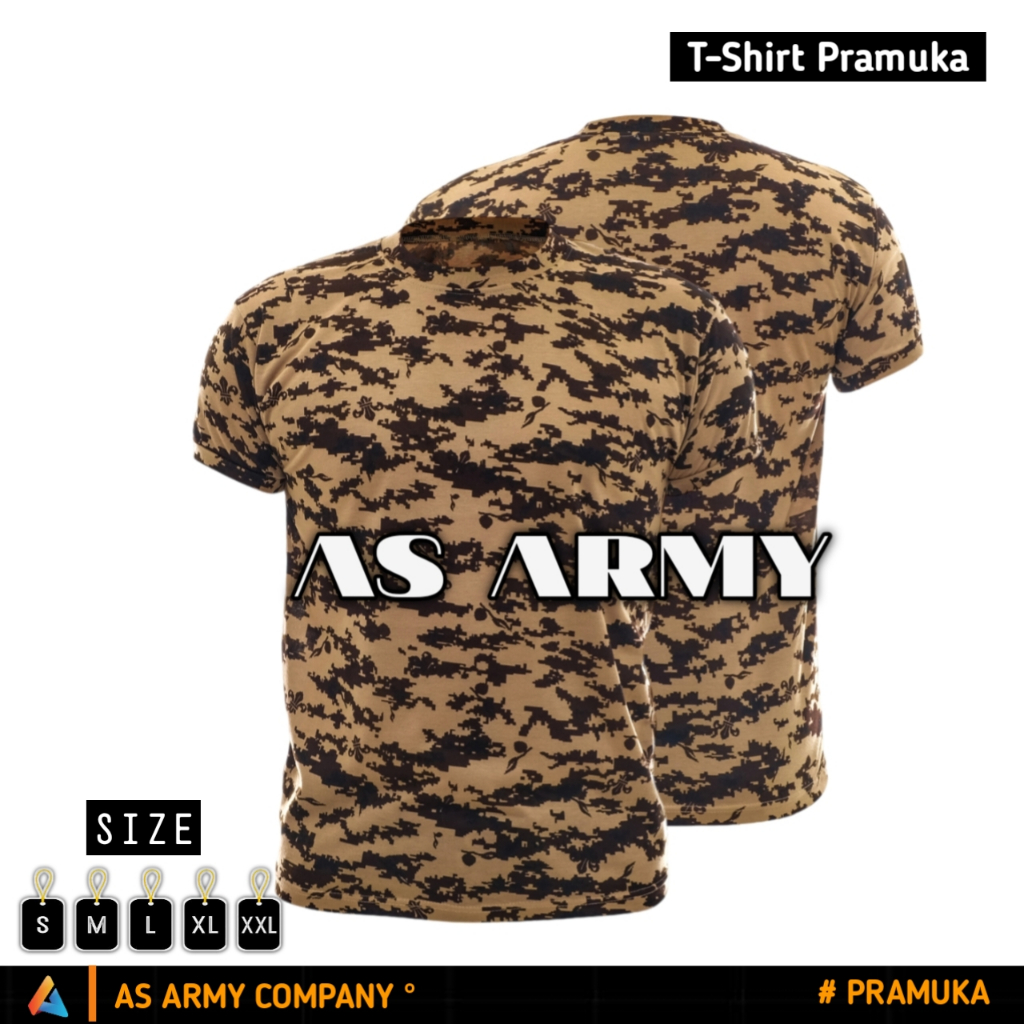 KAOS LORENG PRAMUKA LENGAN PENDEK BAJU PRAMUKA LORENG KAOS LORENG PRIA