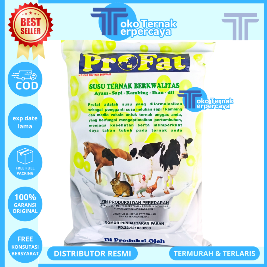 PROFAT SUSU TERNAK KAMBING 1KG - Susu Hewan Ternak Sapi Kambing Domba Ayam