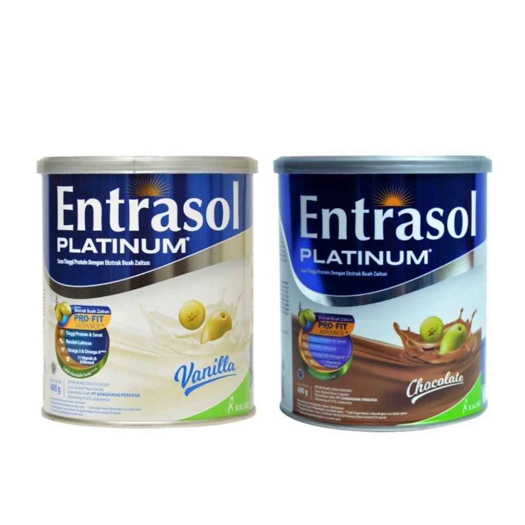 

Entrasol platinum vanilla / coklat 400 gram