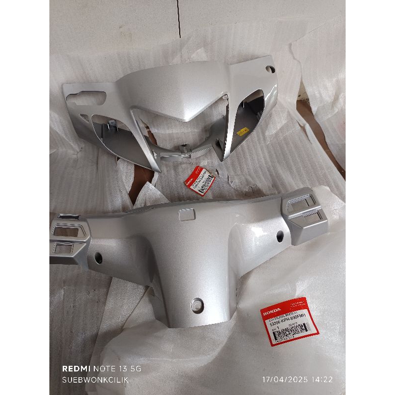 53205-KPH-880FMH batok lampu depan belakang honda karisma 125D karisma 125X silver original AHM