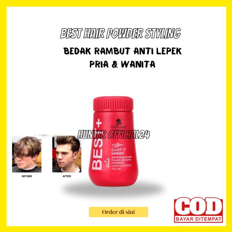 BPOM BEST HAIR POWDER PRIA DAN WANITA KOREA HAIR POWDER STAYLING HAIR POWDER BEDAK RAMBUT TABUR PRIA