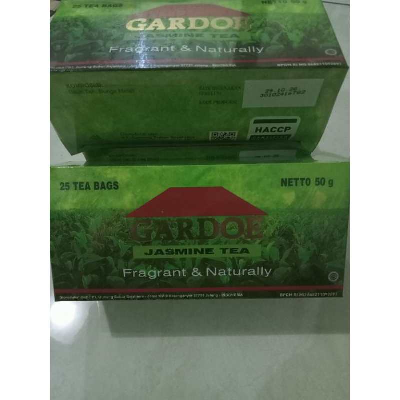 

teh gardoe celup Jasmine tea 50gr