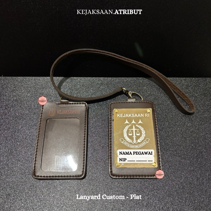 

Lanyard Custom Plat Logam - Kalung Id Card Kejaksaan