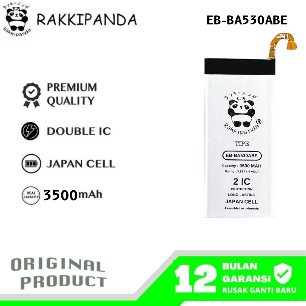 RakkiPanda - EB-BA530ABE Samsung A8 2018 / SM-A530F Batre Batrai Baterai