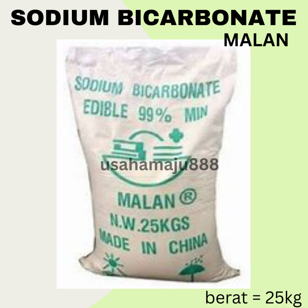 

Soda Kue Malan Food - Sodium Bicarbonate Malan Food Grade 25kg - Instant & Cargo Only!!!