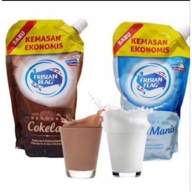 

Susu Frisian Flag Refil Pouch Putih Coklat 545 gram