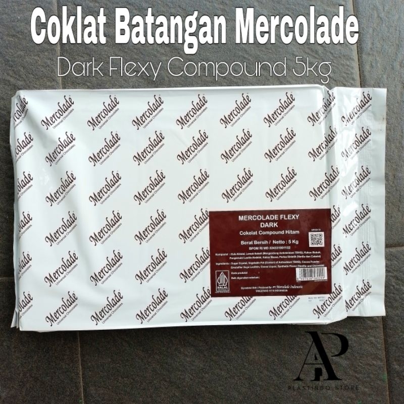 

Coklat Batangan Mercolade Dark Flexy Compound 5kg ( Pak )[ Original ]
