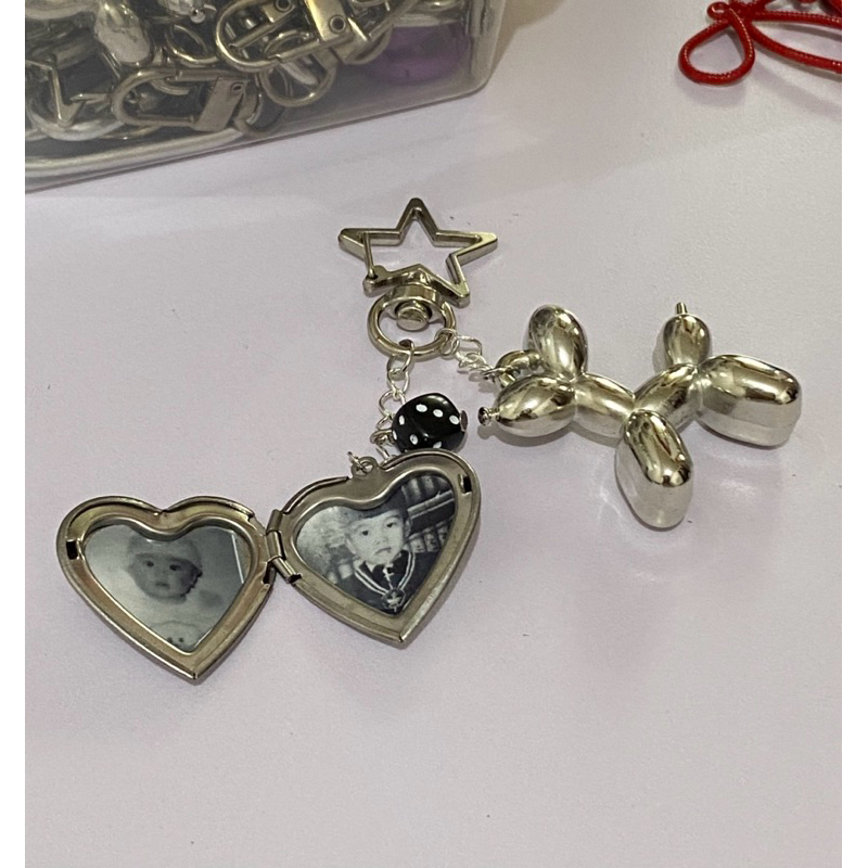 CUSTOM FOTO locket keychain