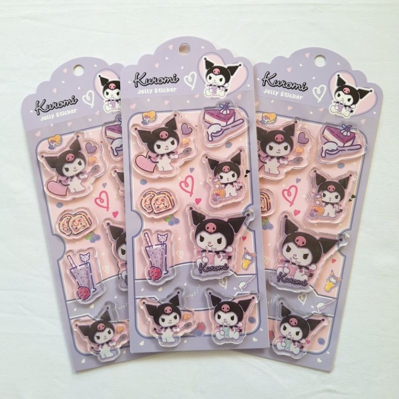 

Kuromi Jelly Embossed Stickers Adinata / Stiker / Sticker
