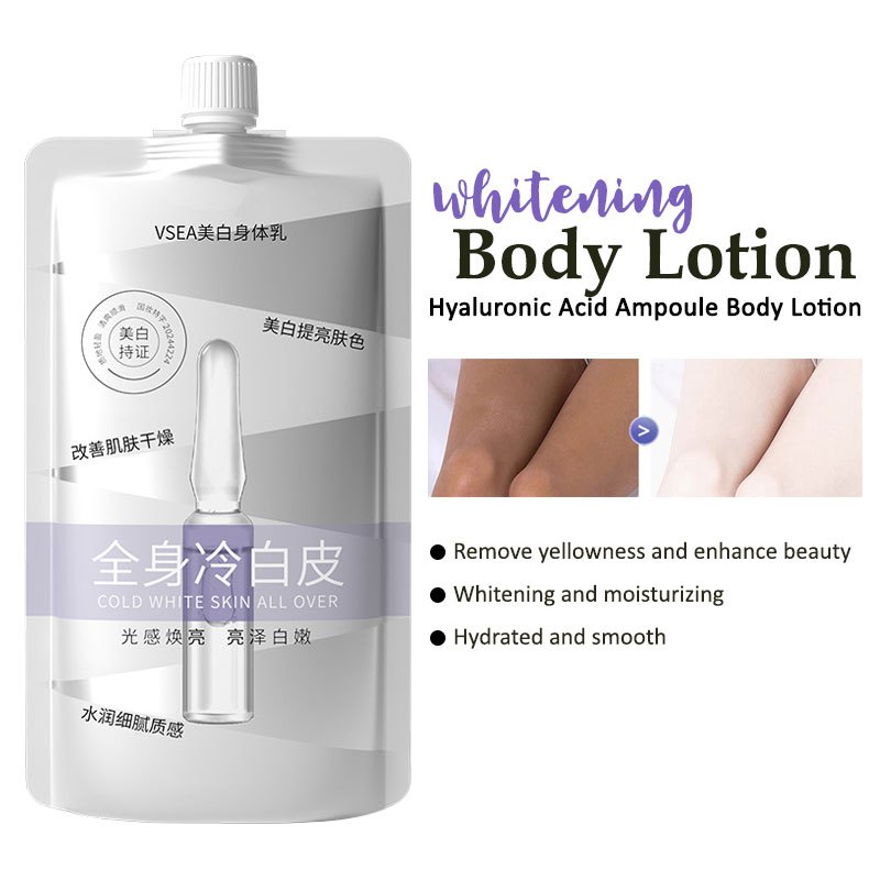 VSEA Lotion Whitening Cream Handbody Pemutih Badan Permanen Cepat