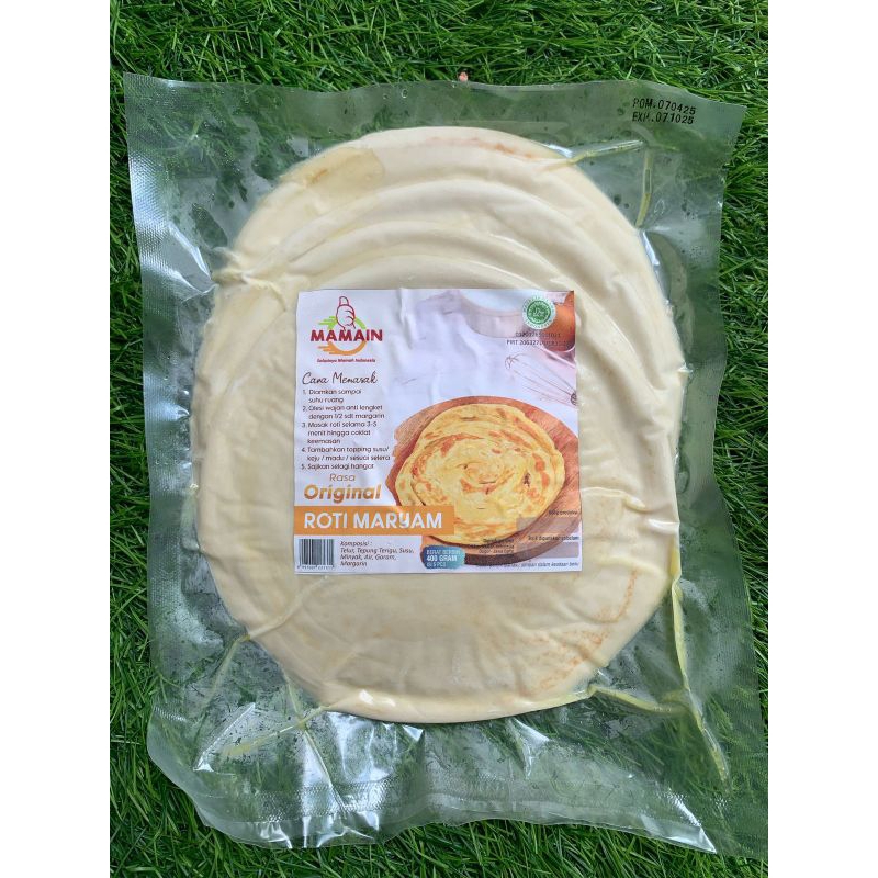 

Roti Maryam Frozen Mamain Original Isi 5 pcs (400 gr)