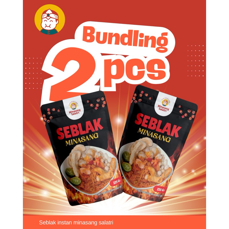 

2pcs BUNDLING SEBLAK INSTAN MINASANG