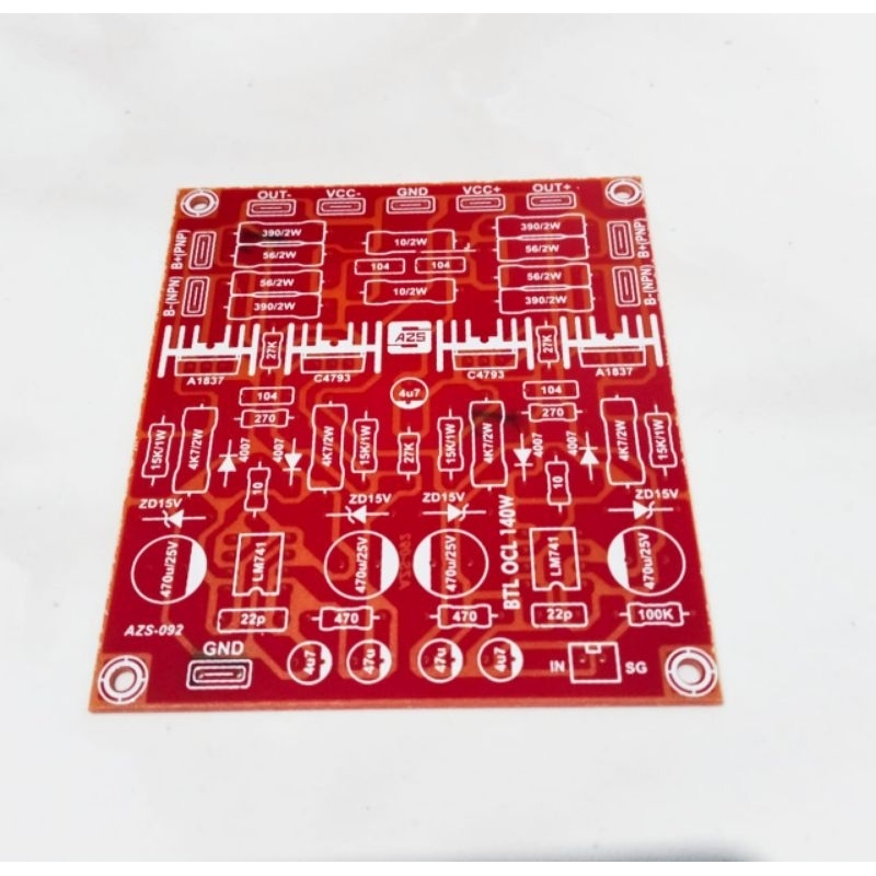 PCB Driver Power Amplifier 140W BTL AZS 092