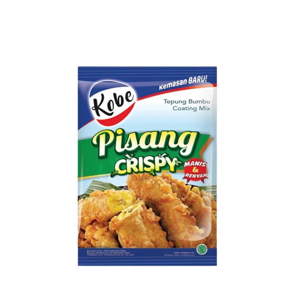 

Jual kobe tepung bumbu/Tepung pisang goreng 70 gr/( pcs )