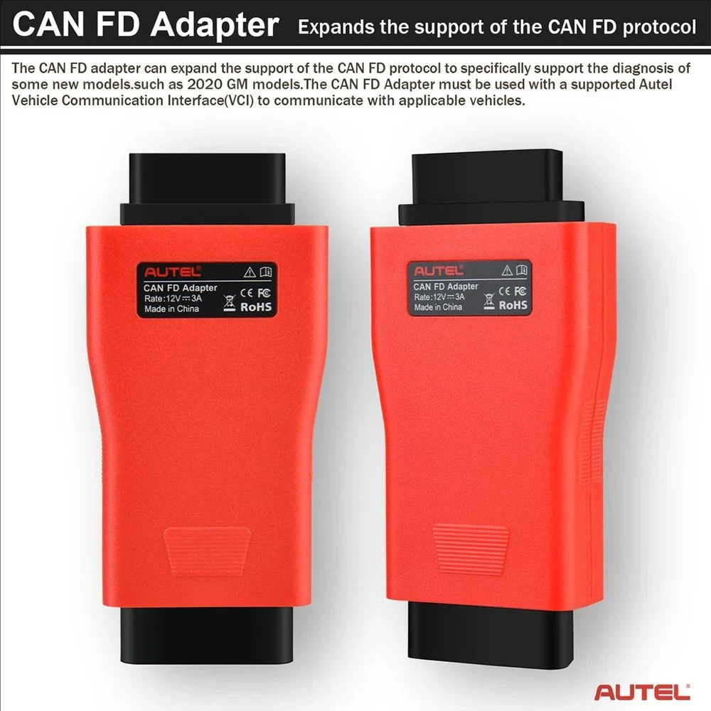 Adaptor CAN FD Kompatibel dengan Alat Diagnosis Mobil Autel VCI