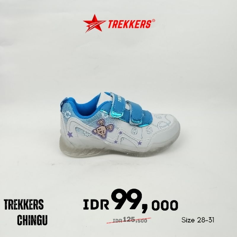 SEPATU LAMPU/LED ANAK PEREMPUAN TREKKERS