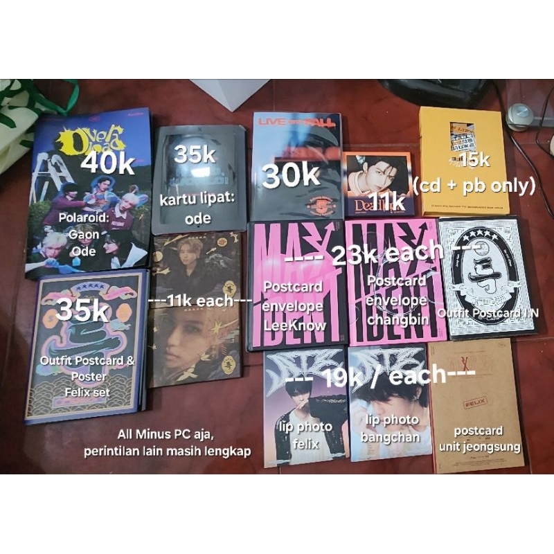 ALBUM ONLY NO PC STRAY KIDS SKZ PAPERCASE FELIX MAXIDENT