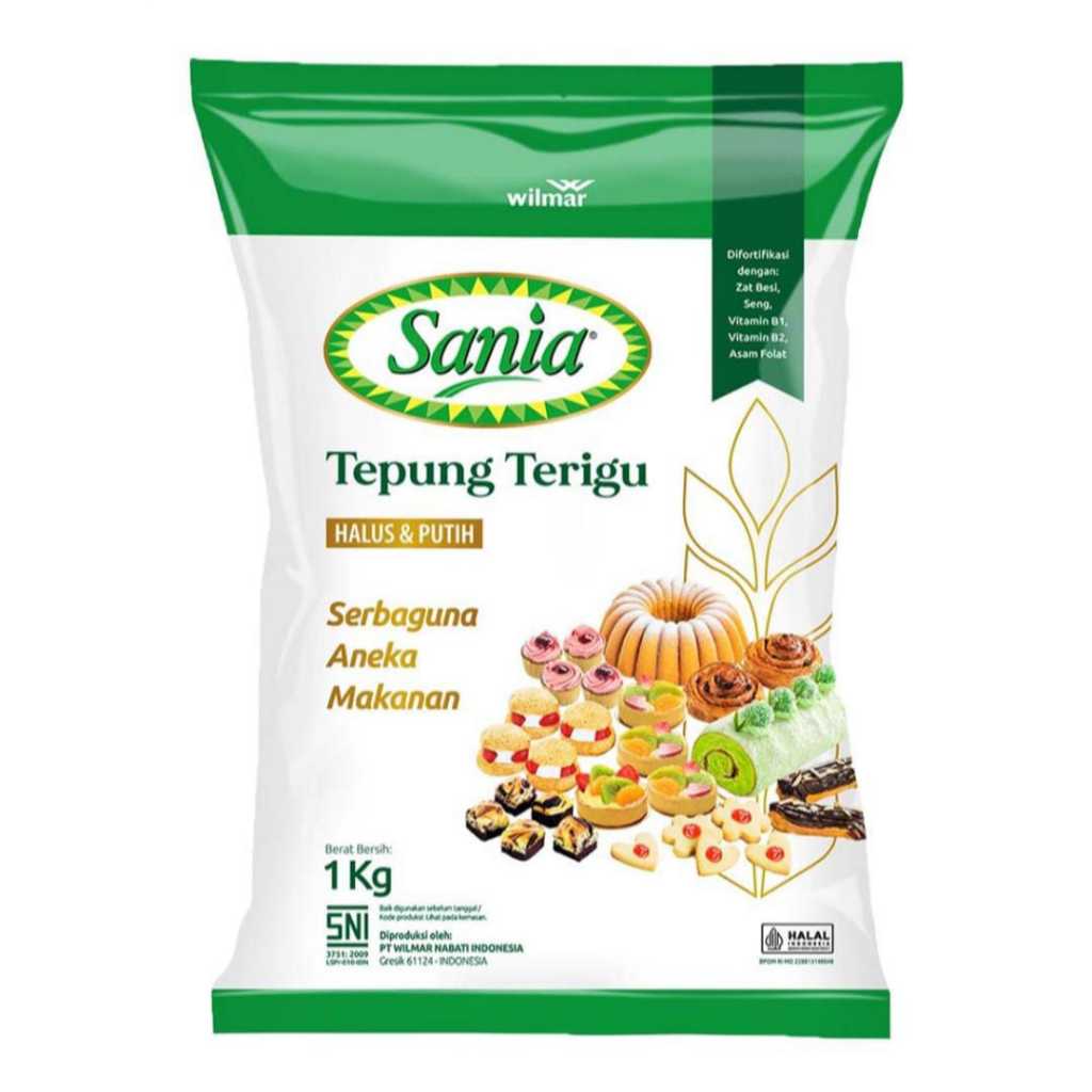 

[ 1 Kilogram ] Tepung Terigu Sania