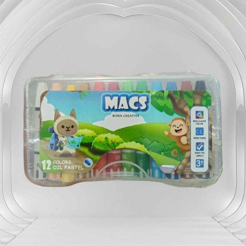 

Crayon Macs 12 Warna Oil Pastel