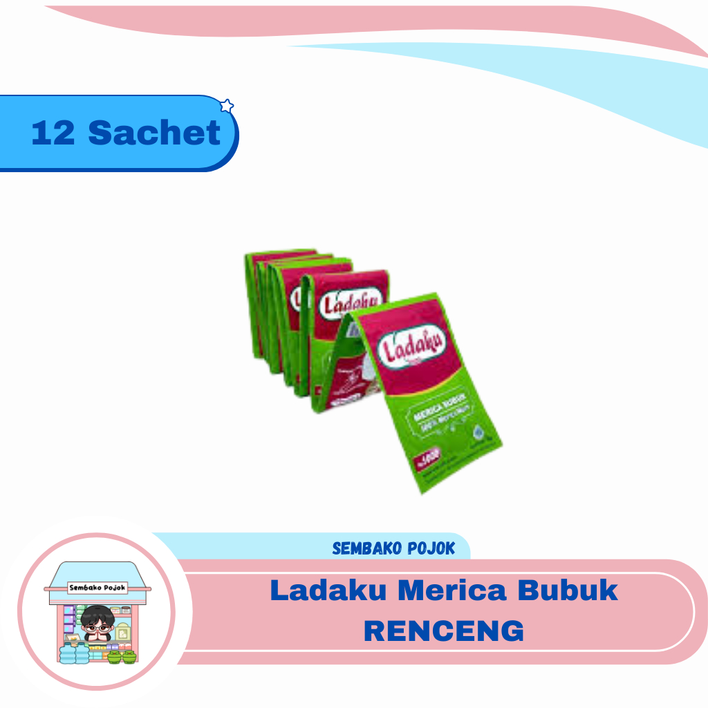 

Ladaku Merica Bubuk isi 12 sachet (Renceng)