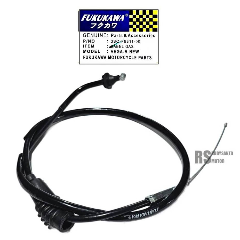 Kabel Gas Motor Bebek Yamaha Vega R New Throttle Cable Body - Vega R New Fukukawa